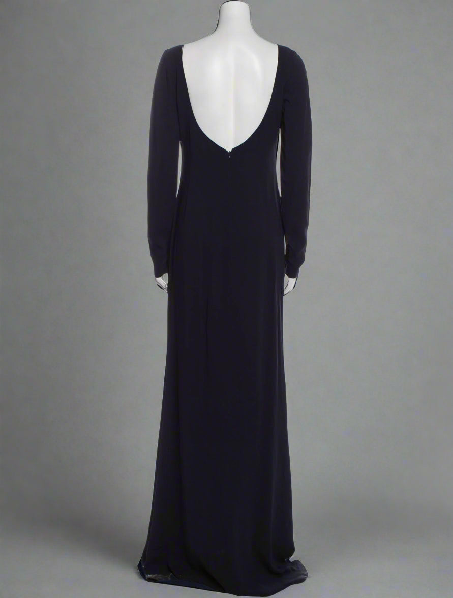 Calvin Klein Collection Navy Gown, 2010s