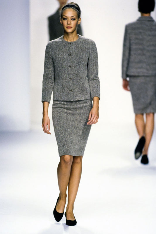Calvin Klein Collection FW 1995 ready to wear Wool Dress Suit