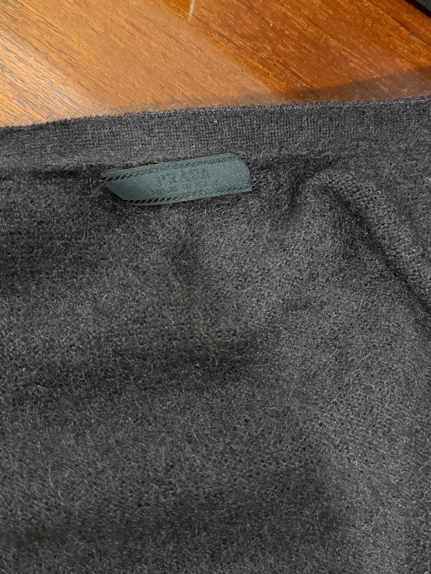 Vintage Prada Mohair Cardigan, 1990s, 40 IT