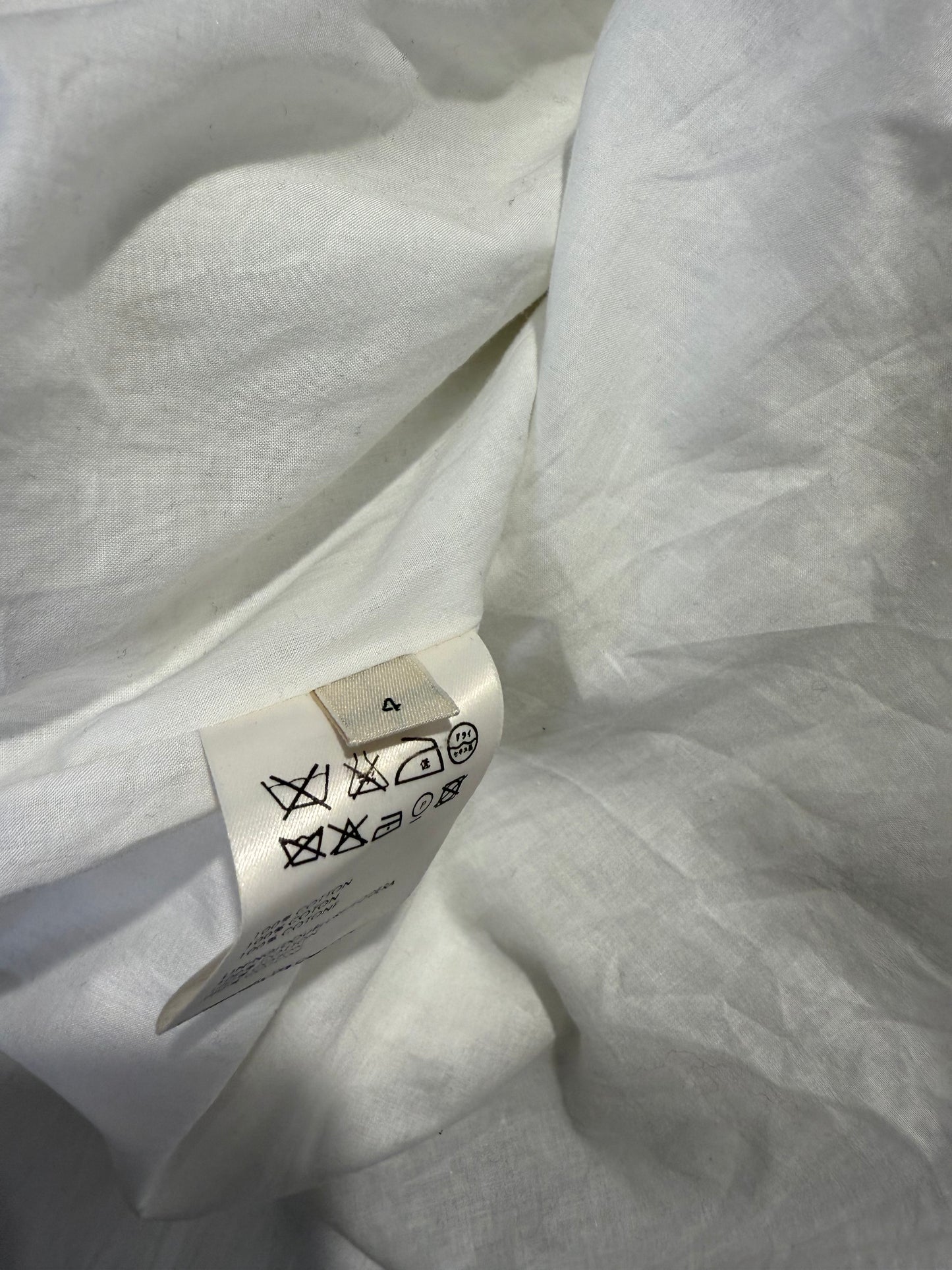 Calvin Klein Collection SS 2002 White Trench Coat