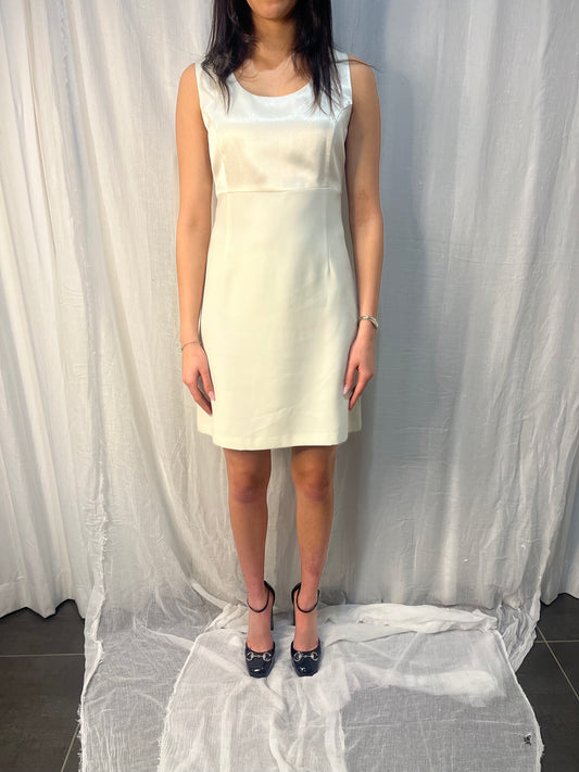 1990s Witchery White Mini Dress