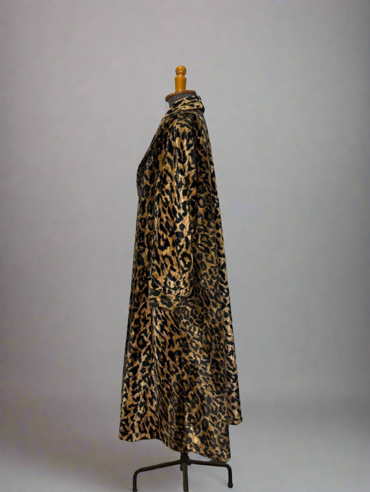 Always U.S.A Faux Leopard Coat