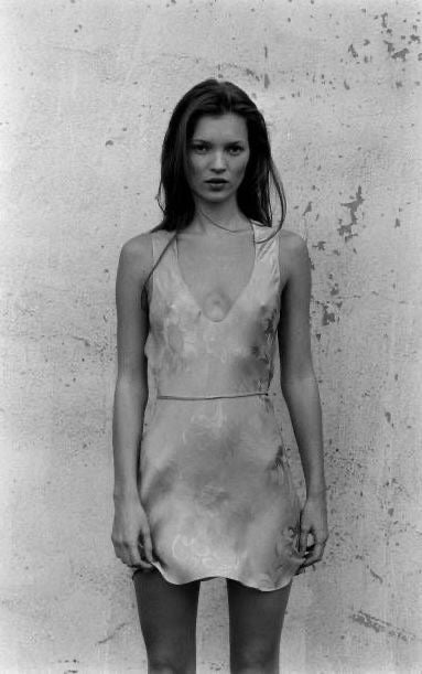 Calvin Klein Collection c.1992 Resort Silk Sun Dress