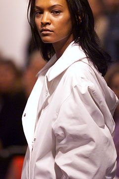 Calvin Klein Collection SS 2002 White Trench Coat