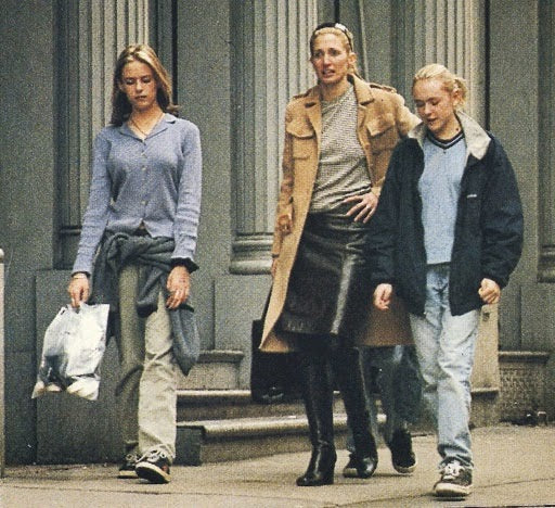 Ann Demeulemeester Black Leather Skirt as worn by CBK