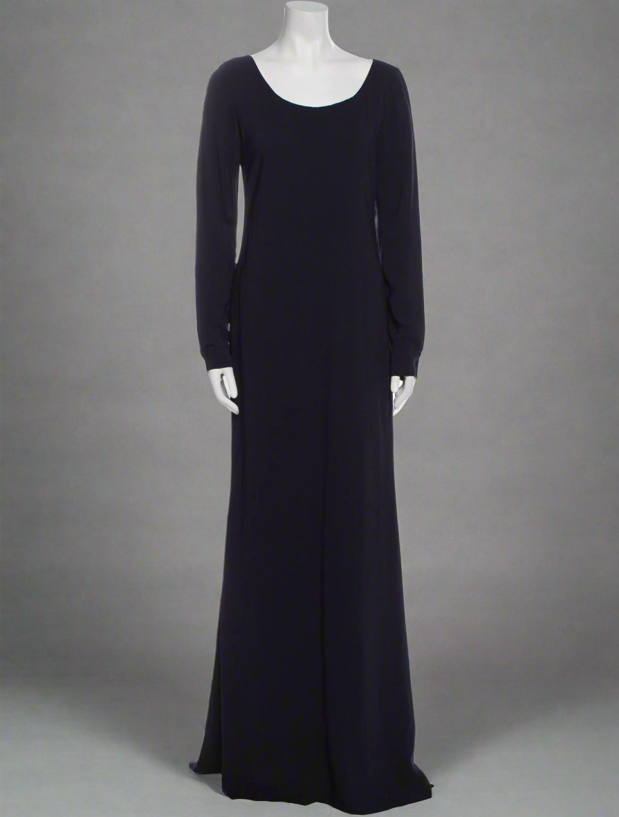 Calvin Klein Collection Navy Gown, 2010s