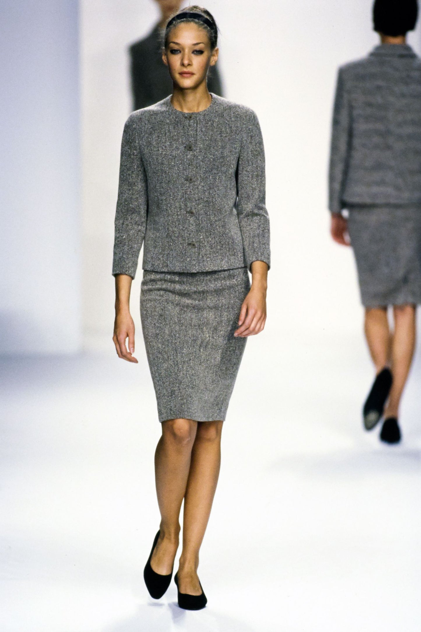 Calvin Klein Collection FW 1995 ready to wear Wool Dress Suit