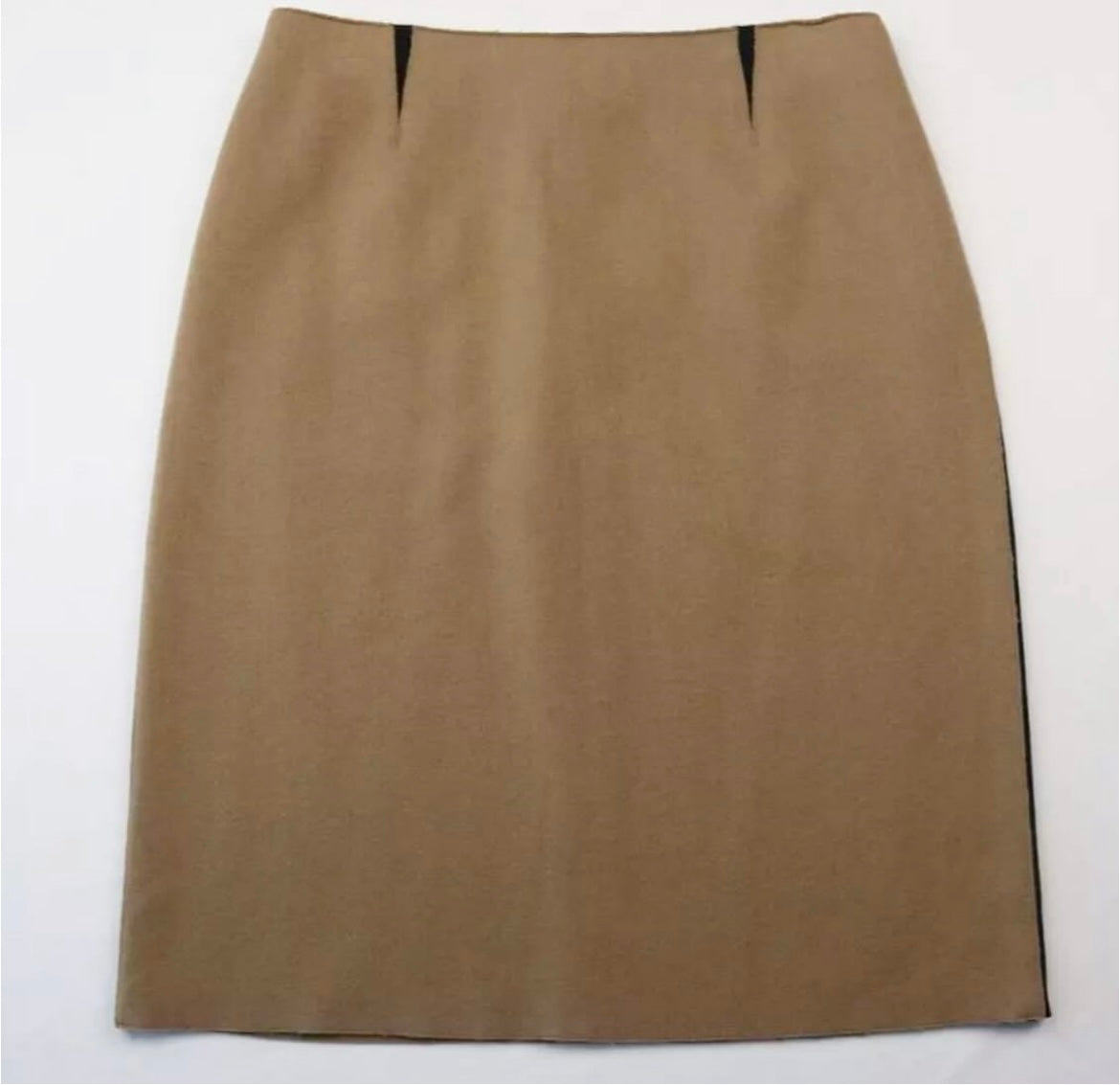 Calvin Klein F/W Runway 1999 Cashmere & Wool Camel Skirt