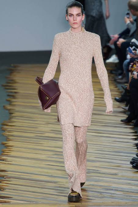 Old Celine FW 2014 Runway Sweater Dress
