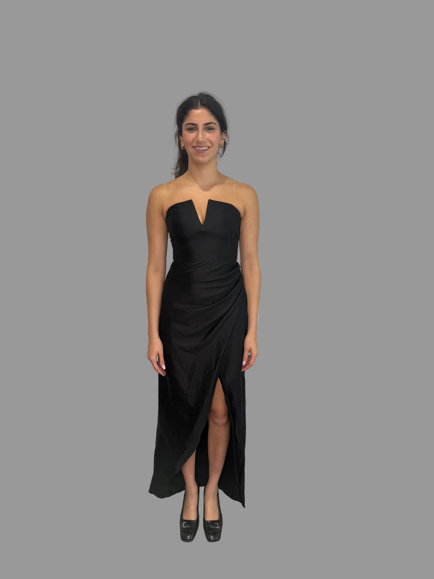 Bianca Spender Black Gown, XS