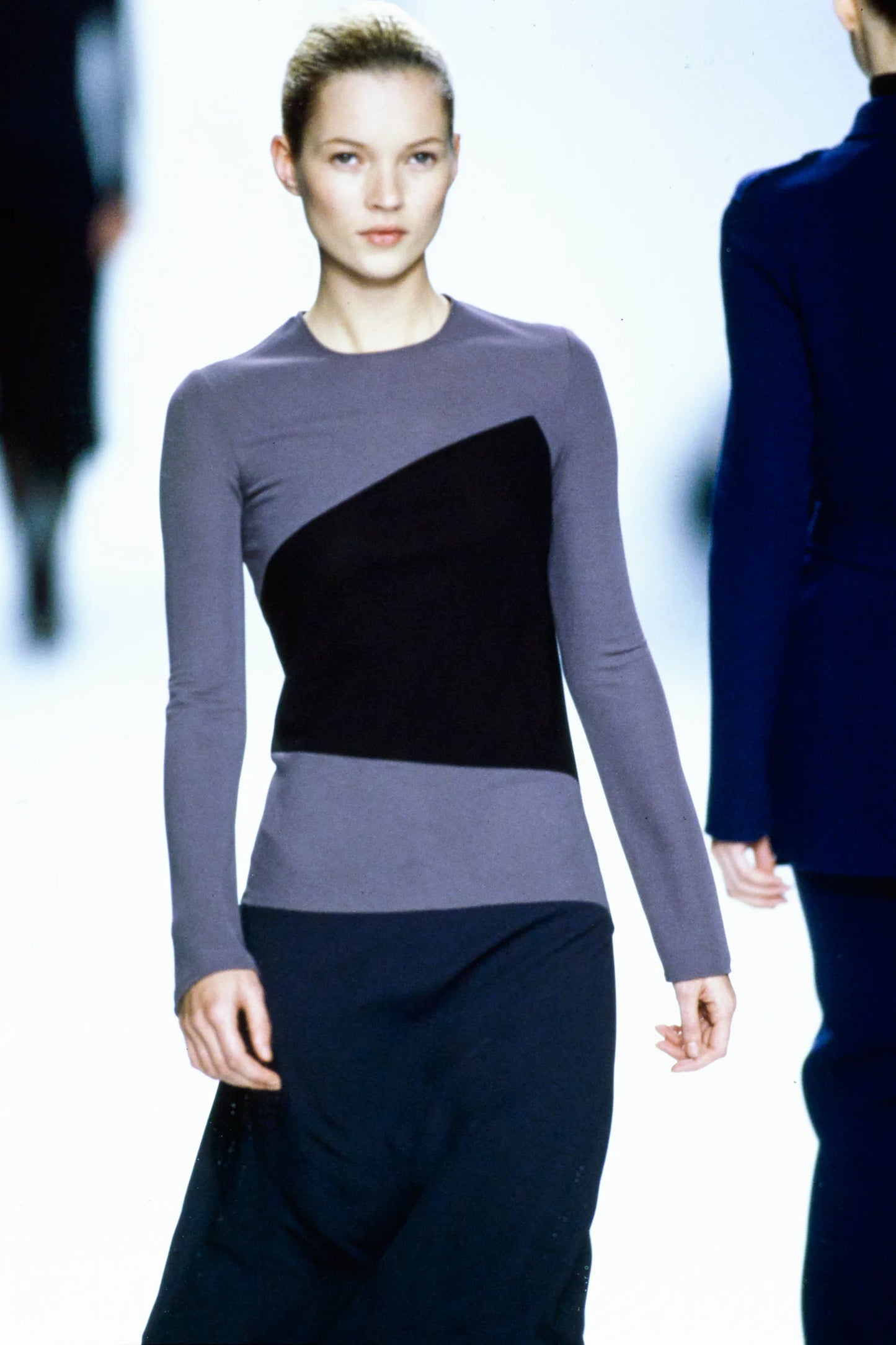 Calvin Klein Collection FW 1996 Runway Geometric Dress, 6 US
