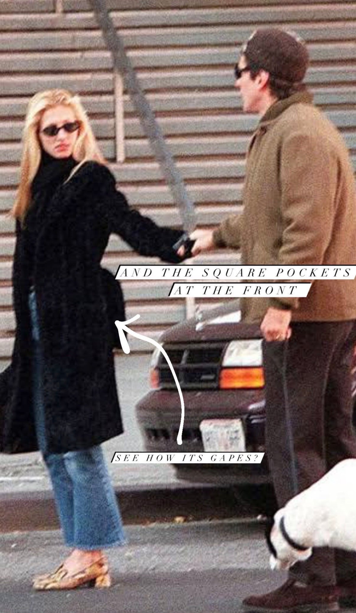 Extremely Rare Miu Miu F/W 1995 Faux Fur Coat as worn by CBK, size 40IT