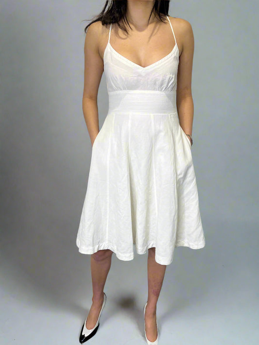 DKNY Vintage White Sundress