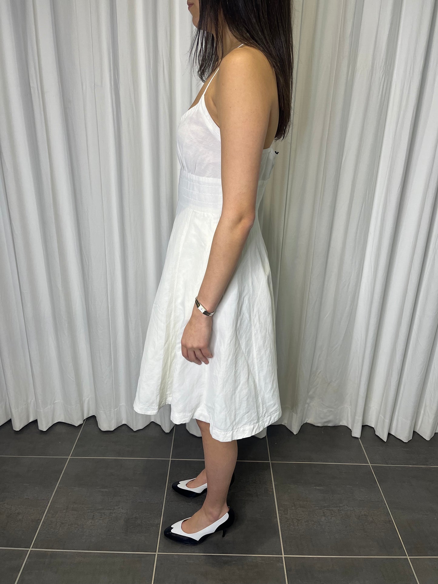 DKNY Vintage White Sundress