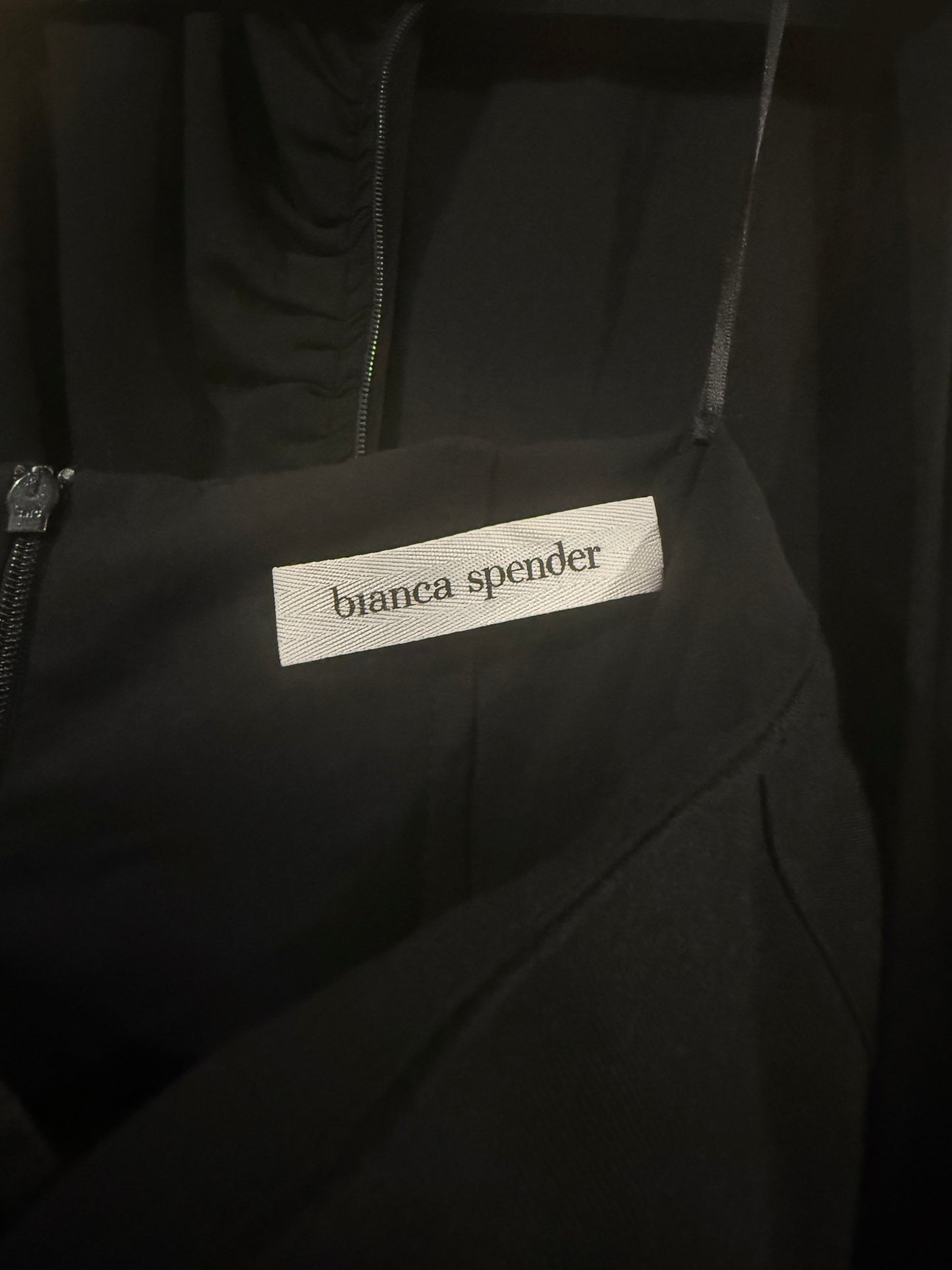 Bianca Spender Black Gown, XS