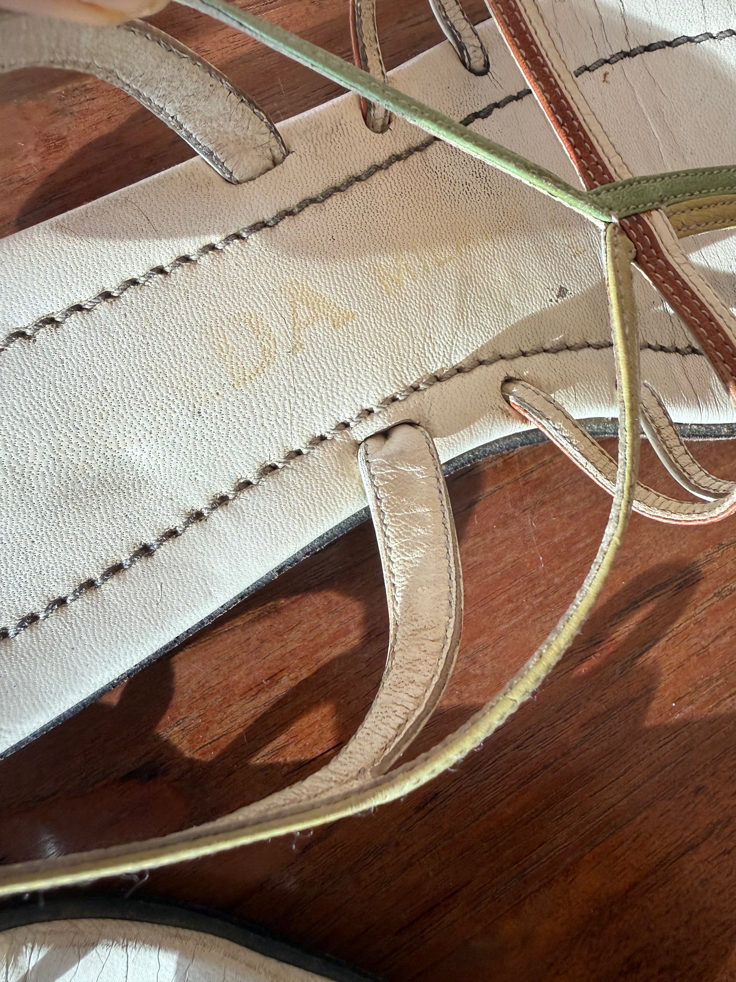 Iconic Prada 1996 Thong Sandals, as worn by Carolyn Bessette Kennedy, 37