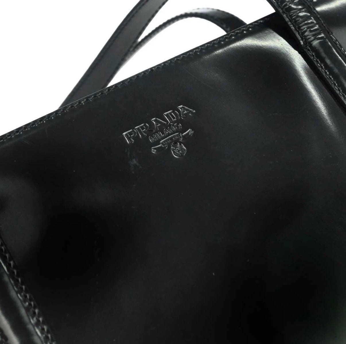 Vintage 1995 Prada Spazzolato handbag (Large)