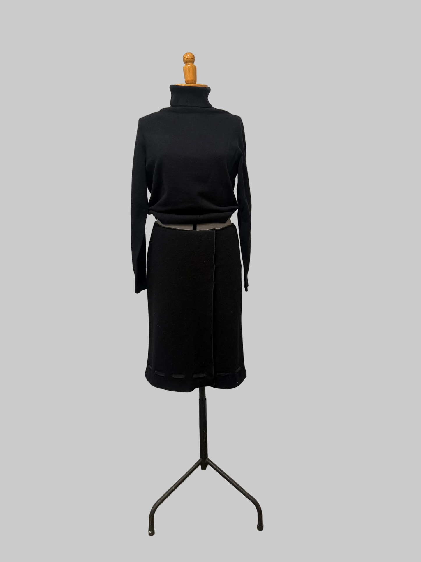 Miu Miu FW 1998 Wool Skirt, 42 IT