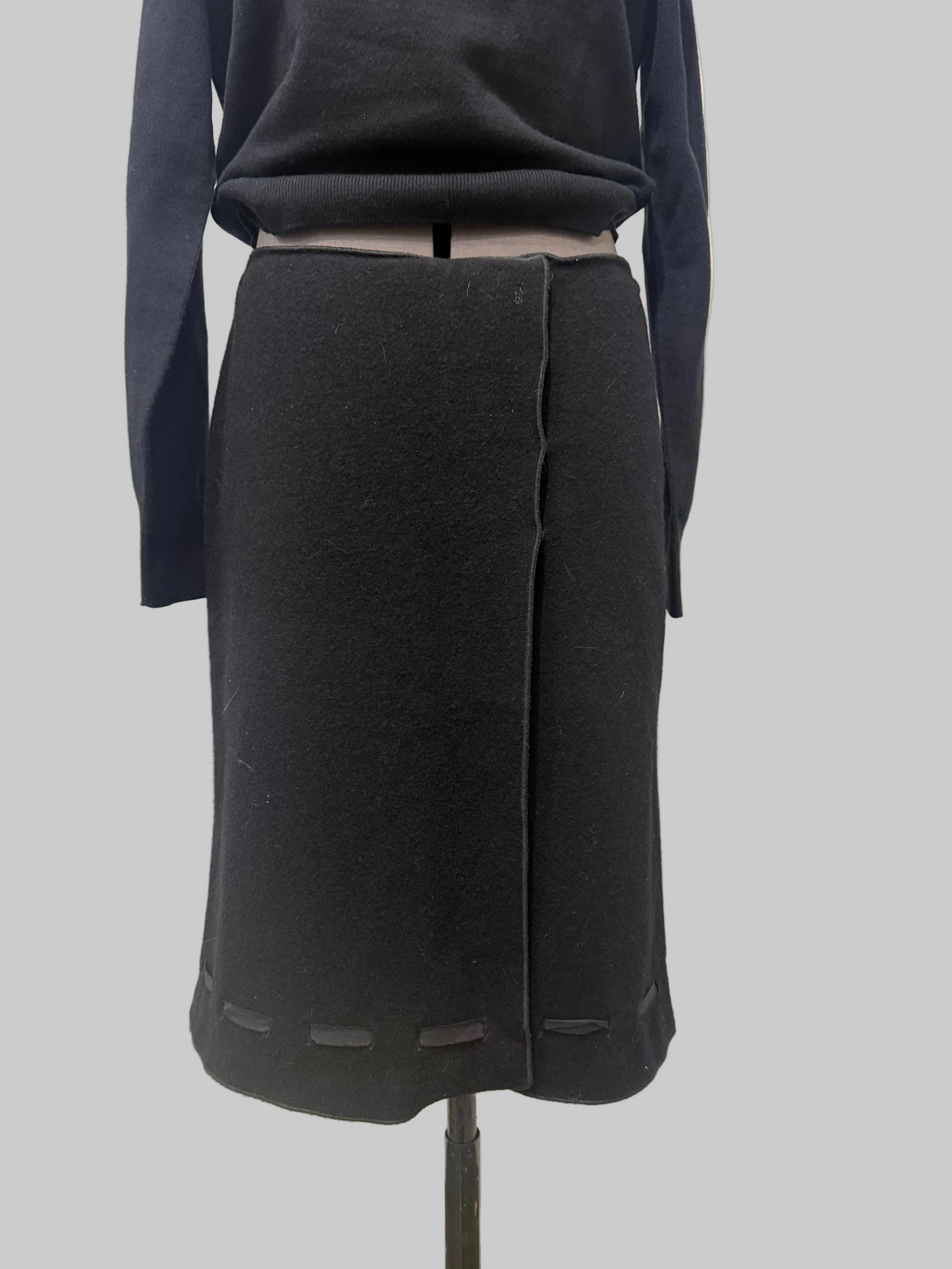 Miu Miu FW 1998 Wool Skirt, 42 IT