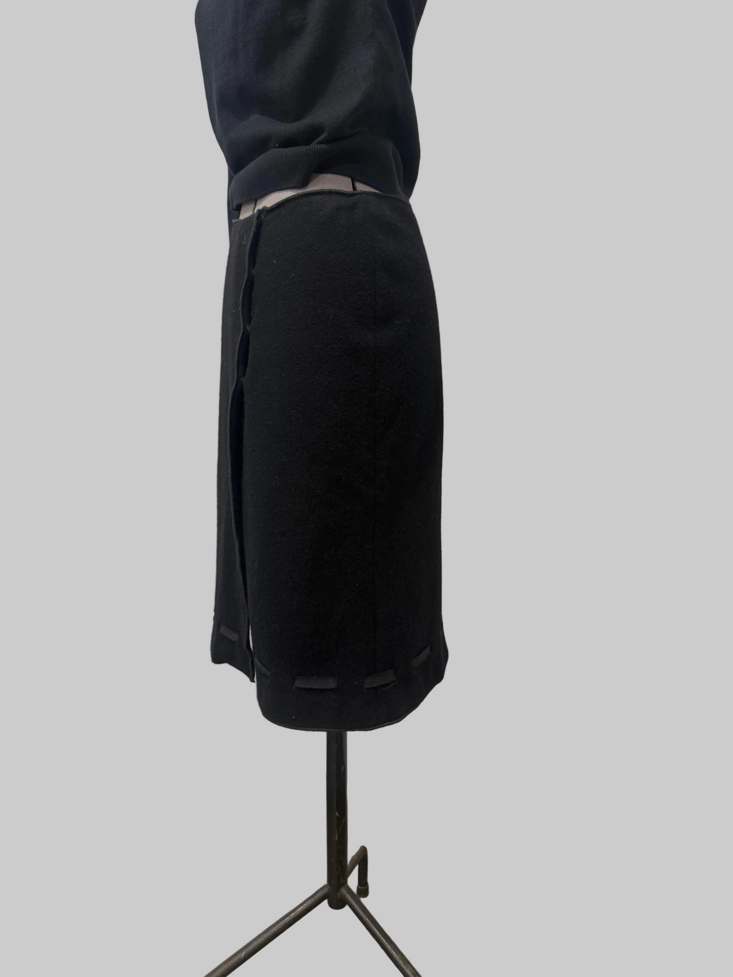Miu Miu FW 1998 Wool Skirt, 42 IT