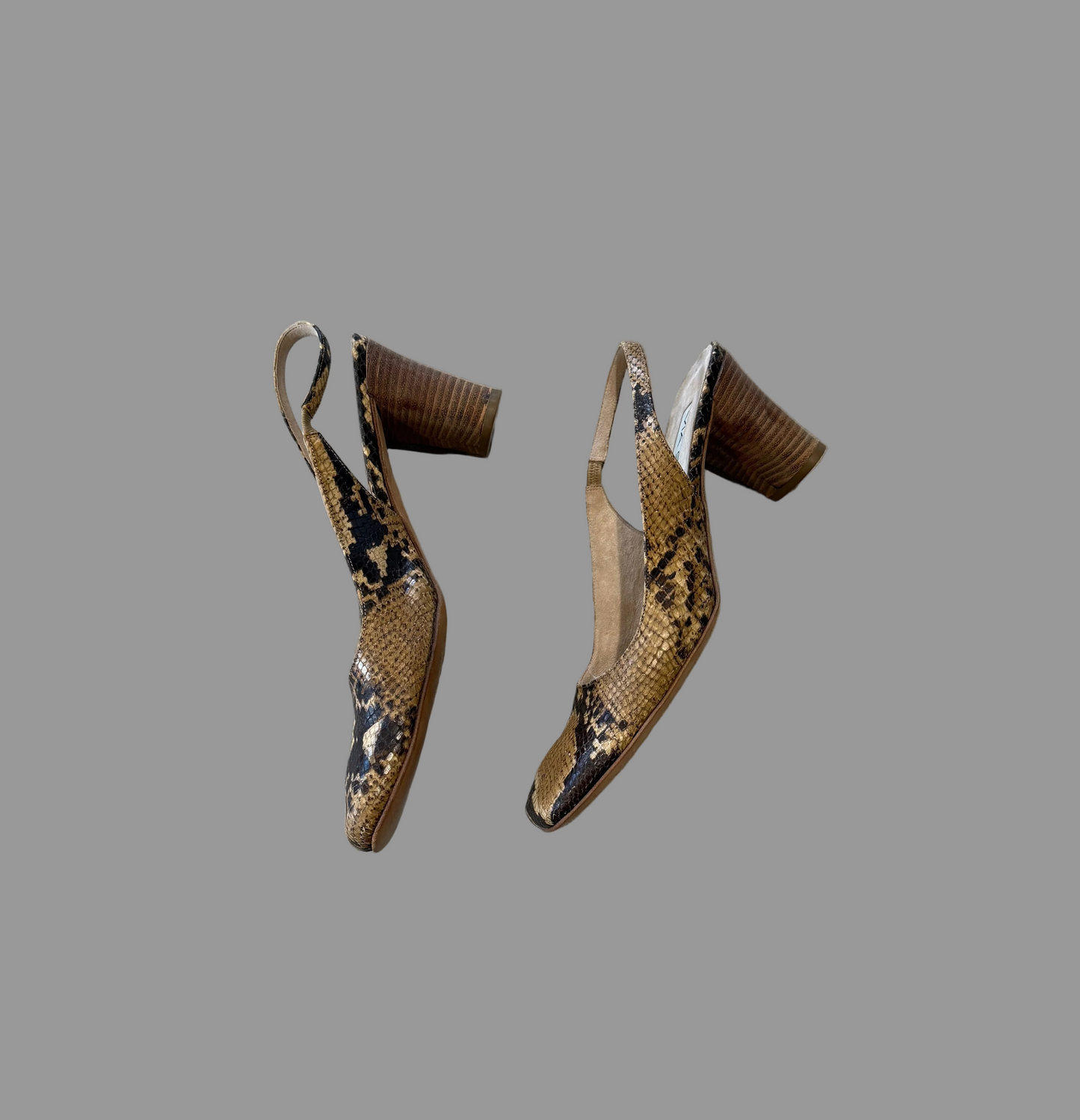 Via Spiga Snakeskin Slingback pumps, 9.5