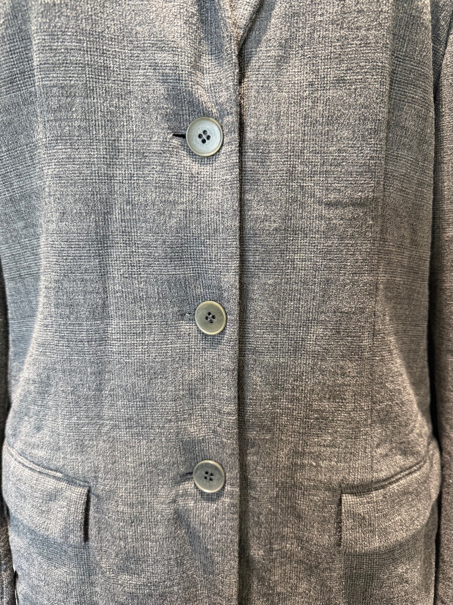 Calvin Klein Collection S/S 1998 Wool Grey Suit Jacket as worn by Christy Turlington