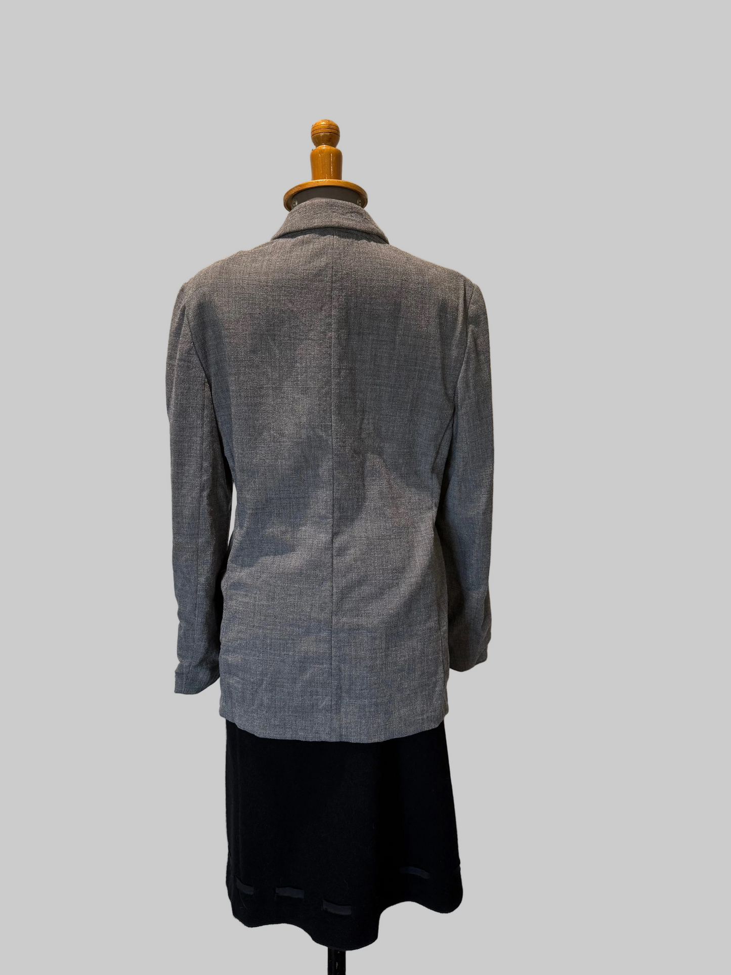 Calvin Klein Collection S/S 1998 Wool Grey Suit Jacket as worn by Christy Turlington
