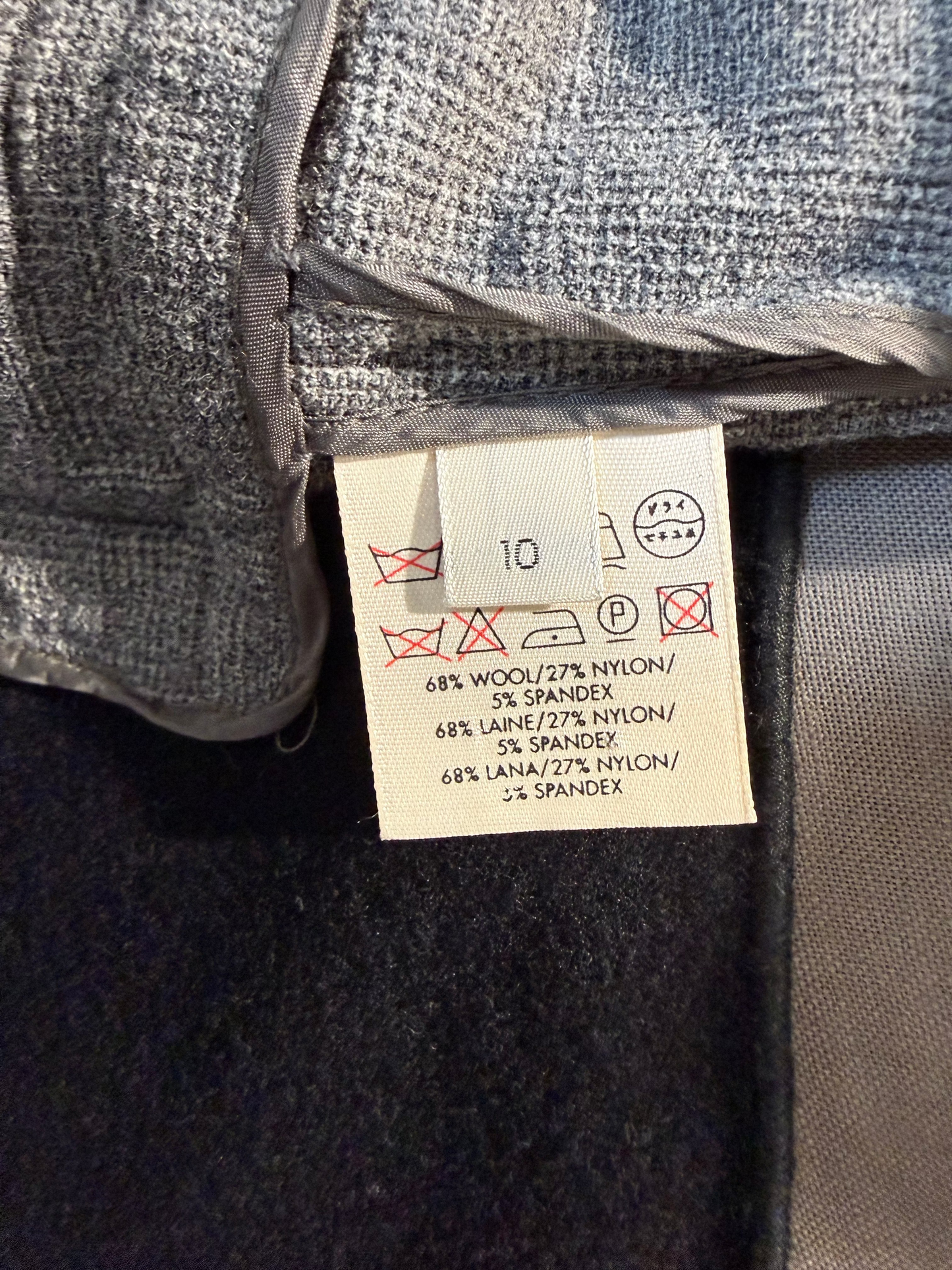 Calvin Klein Collection S/S 1998 Wool Grey Suit Jacket as worn by Christy Turlington