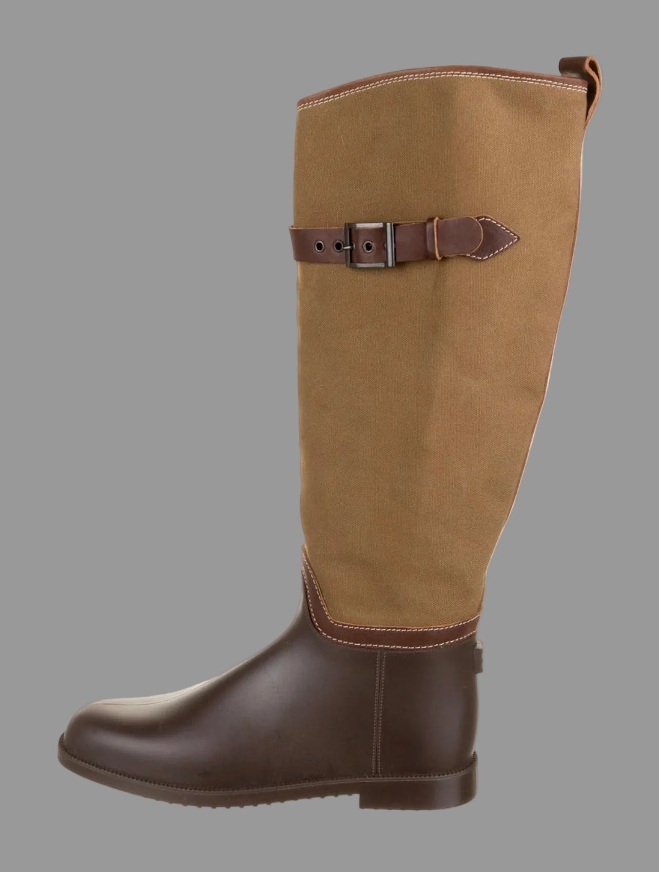 Chloe Rubber and Canvas Hunting Boots, 41