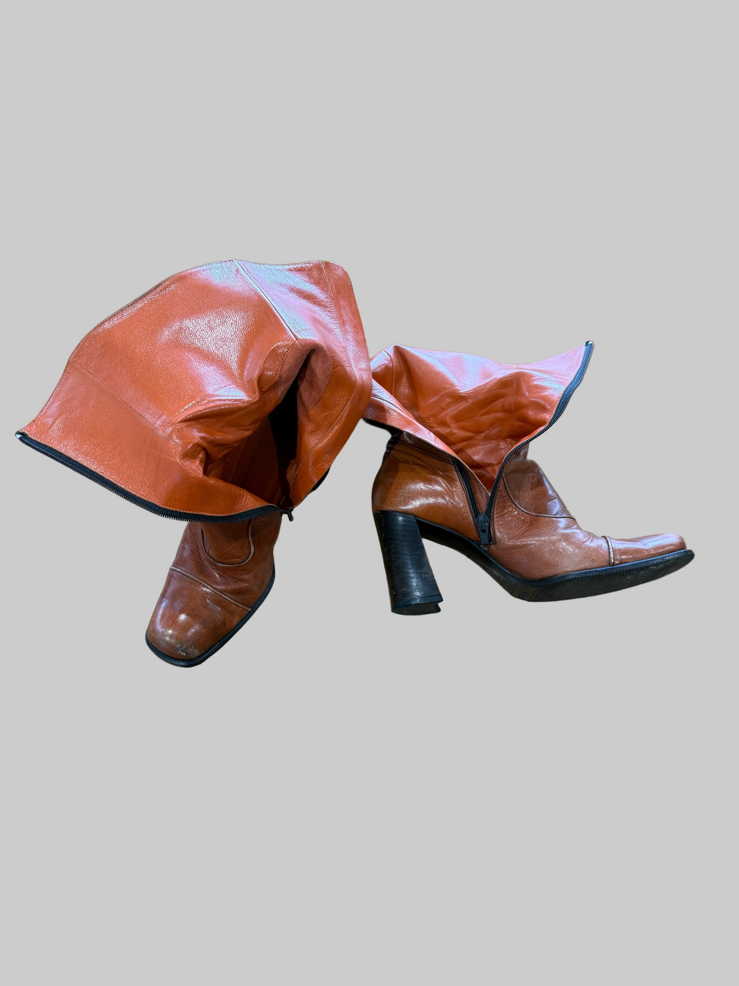 Rare Vintage Prada Brown Boots, FW 1996, 37.5