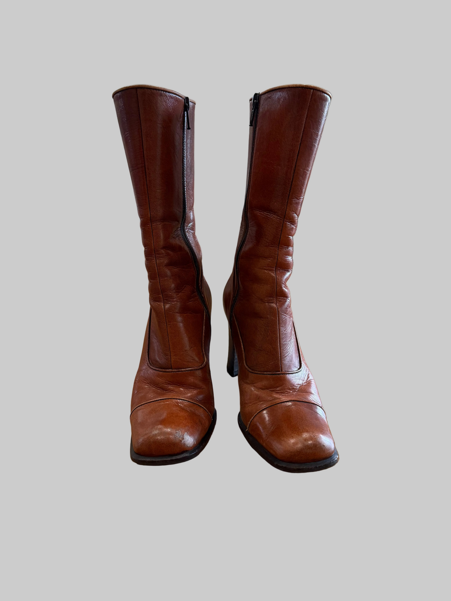 Rare Vintage Prada Brown Boots, FW 1996, 37.5