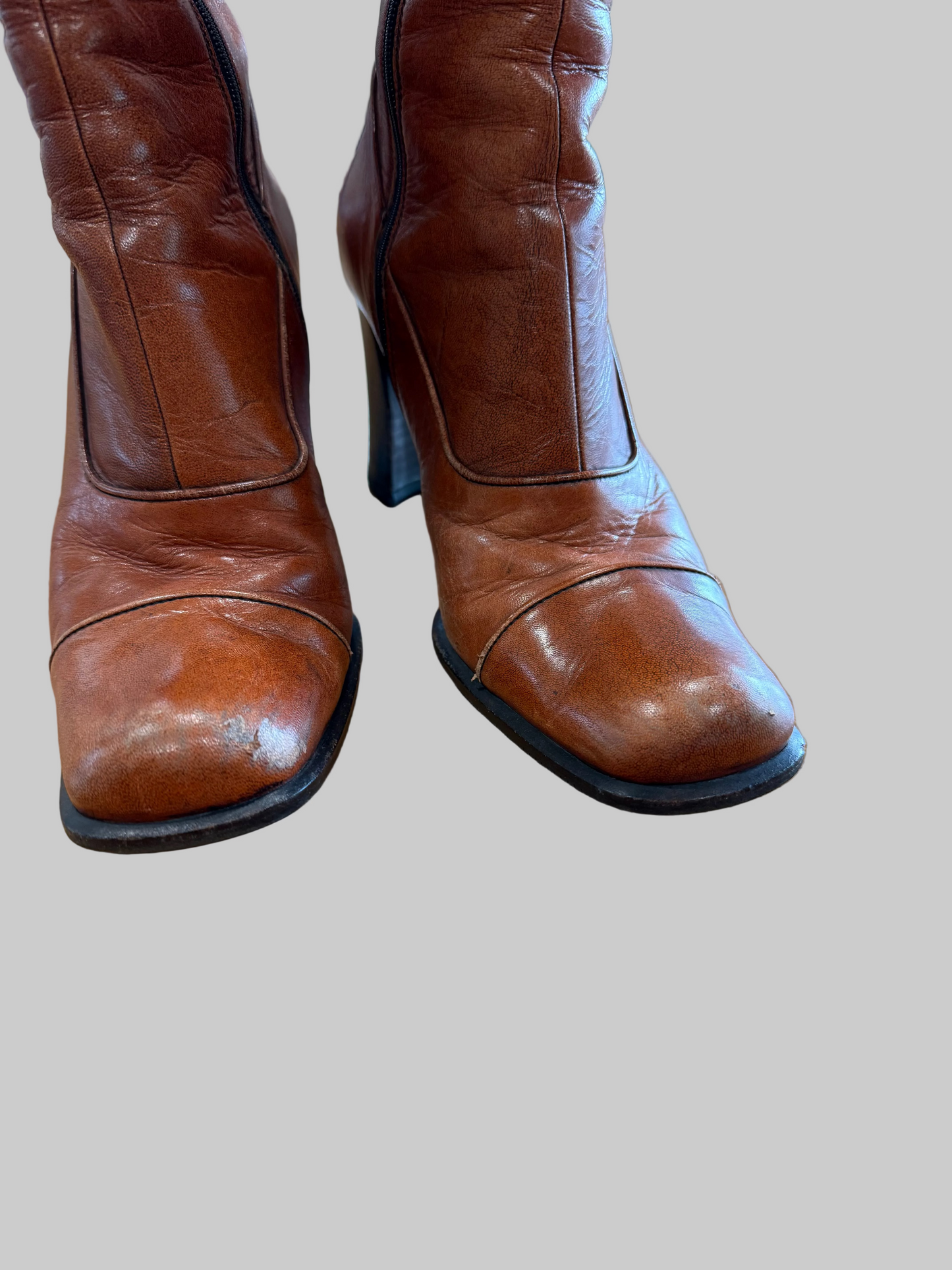 Rare Vintage Prada Brown Boots, FW 1996, 37.5