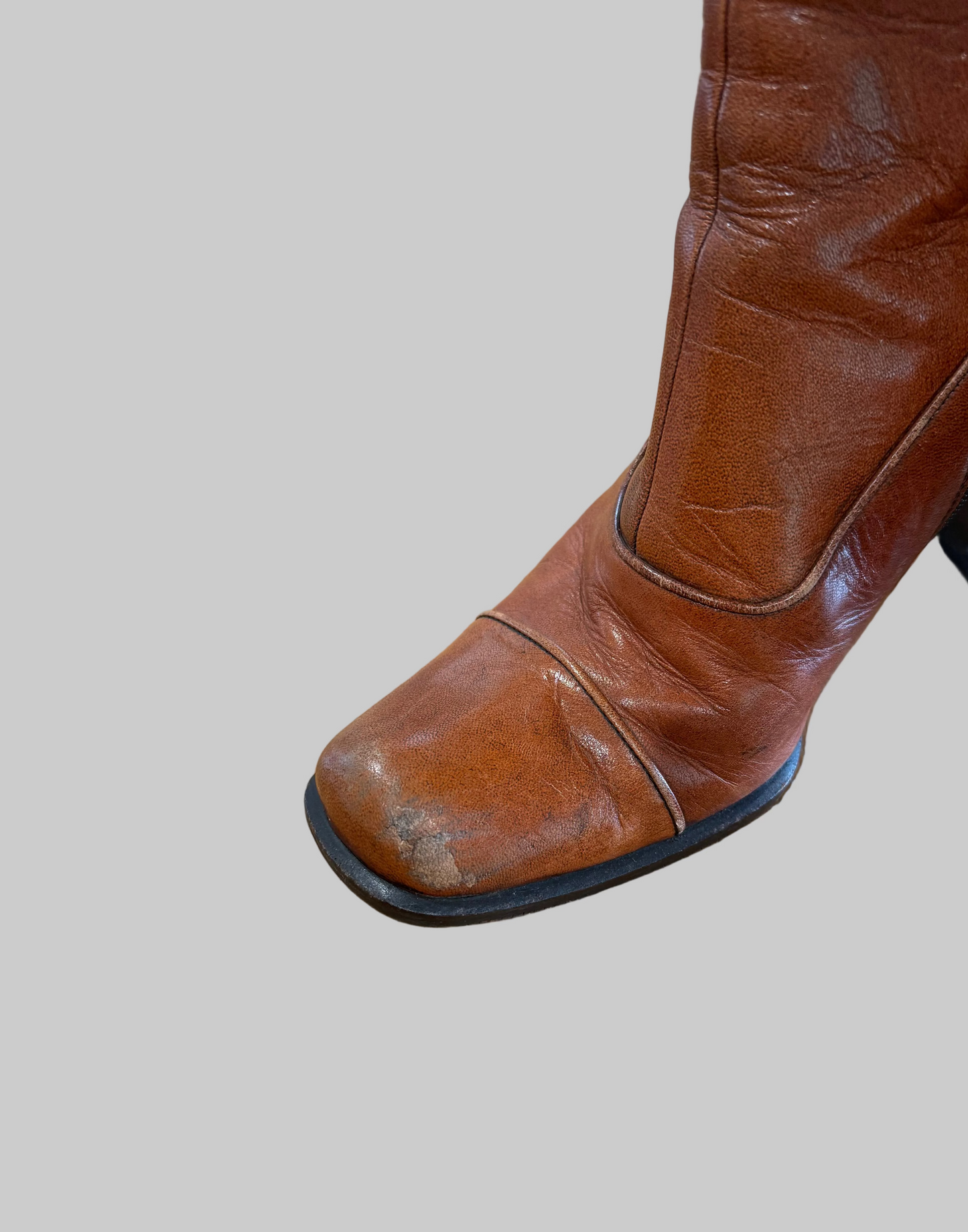 Rare Vintage Prada Brown Boots, FW 1996, 37.5
