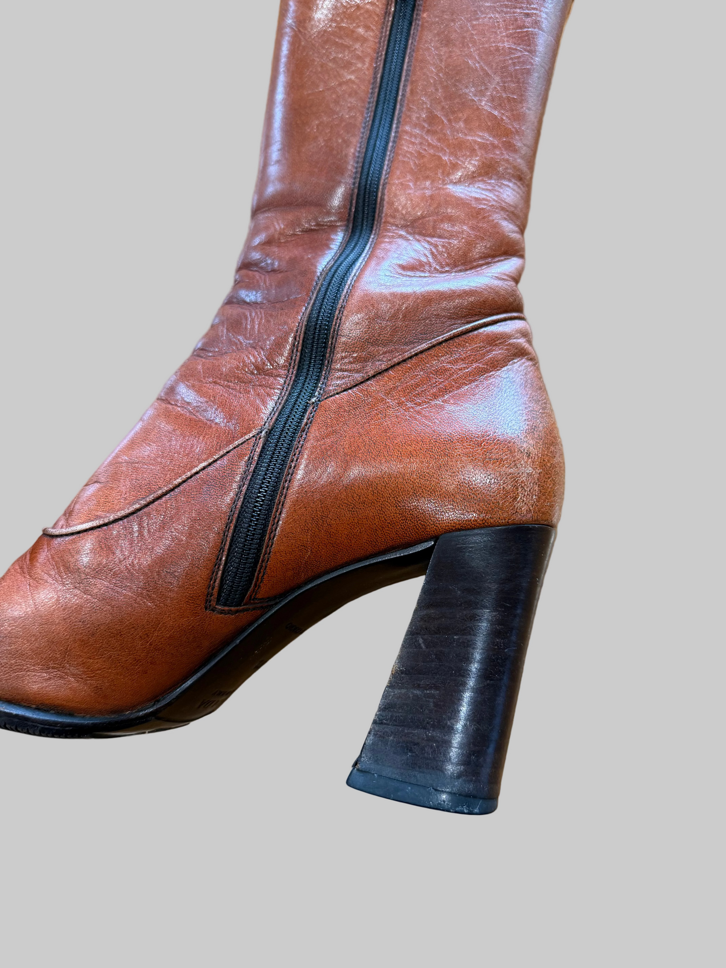 Rare Vintage Prada Brown Boots, FW 1996, 37.5