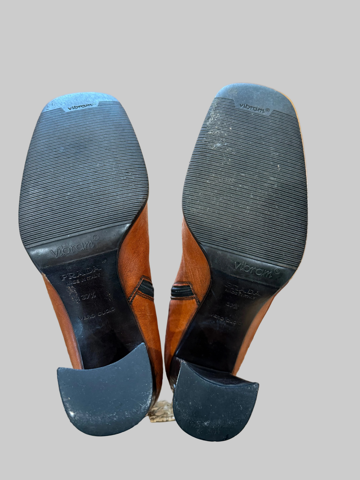 Rare Vintage Prada Brown Boots, FW 1996, 37.5
