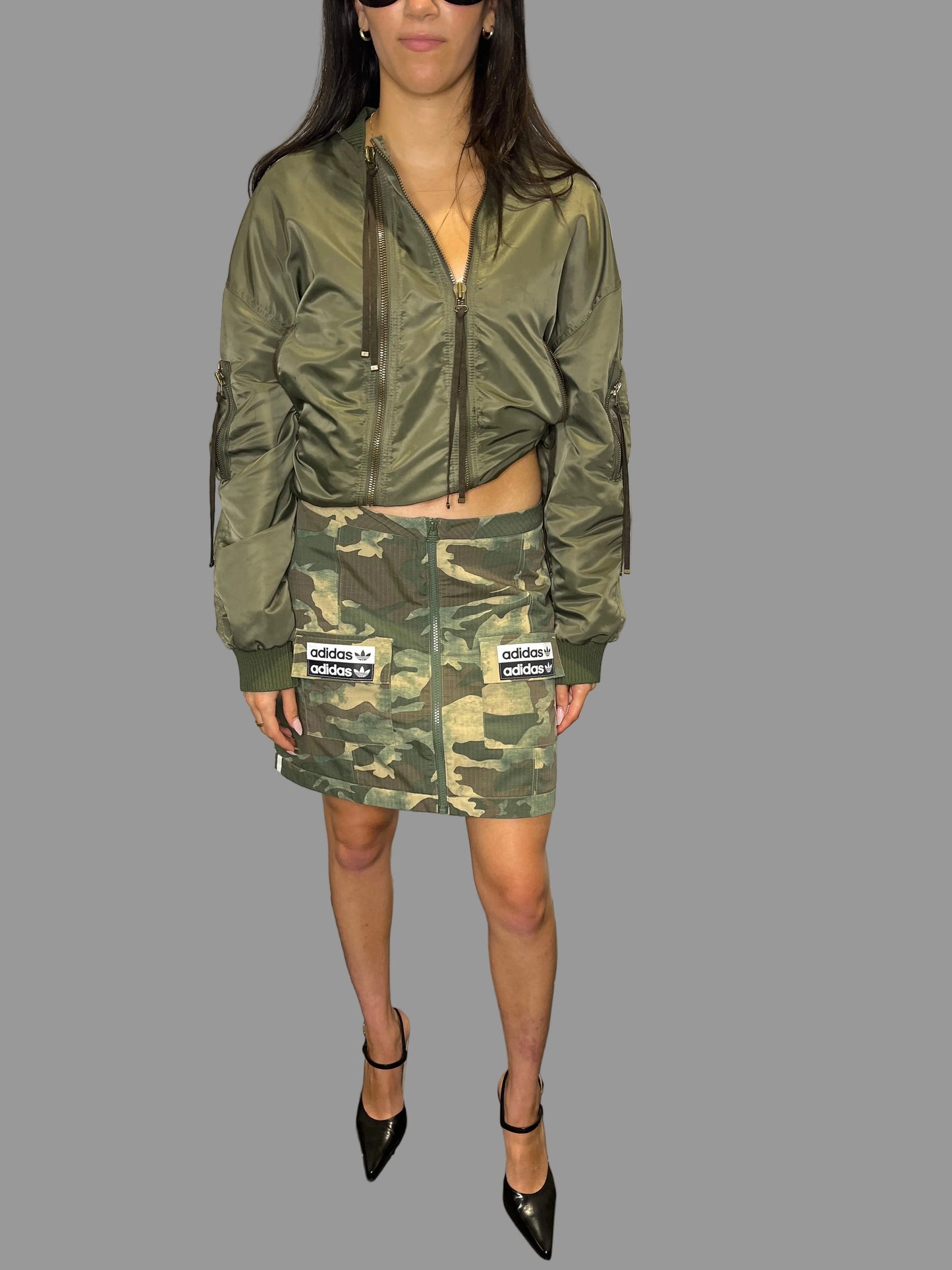 Adidas Camouflage Mini Skirt