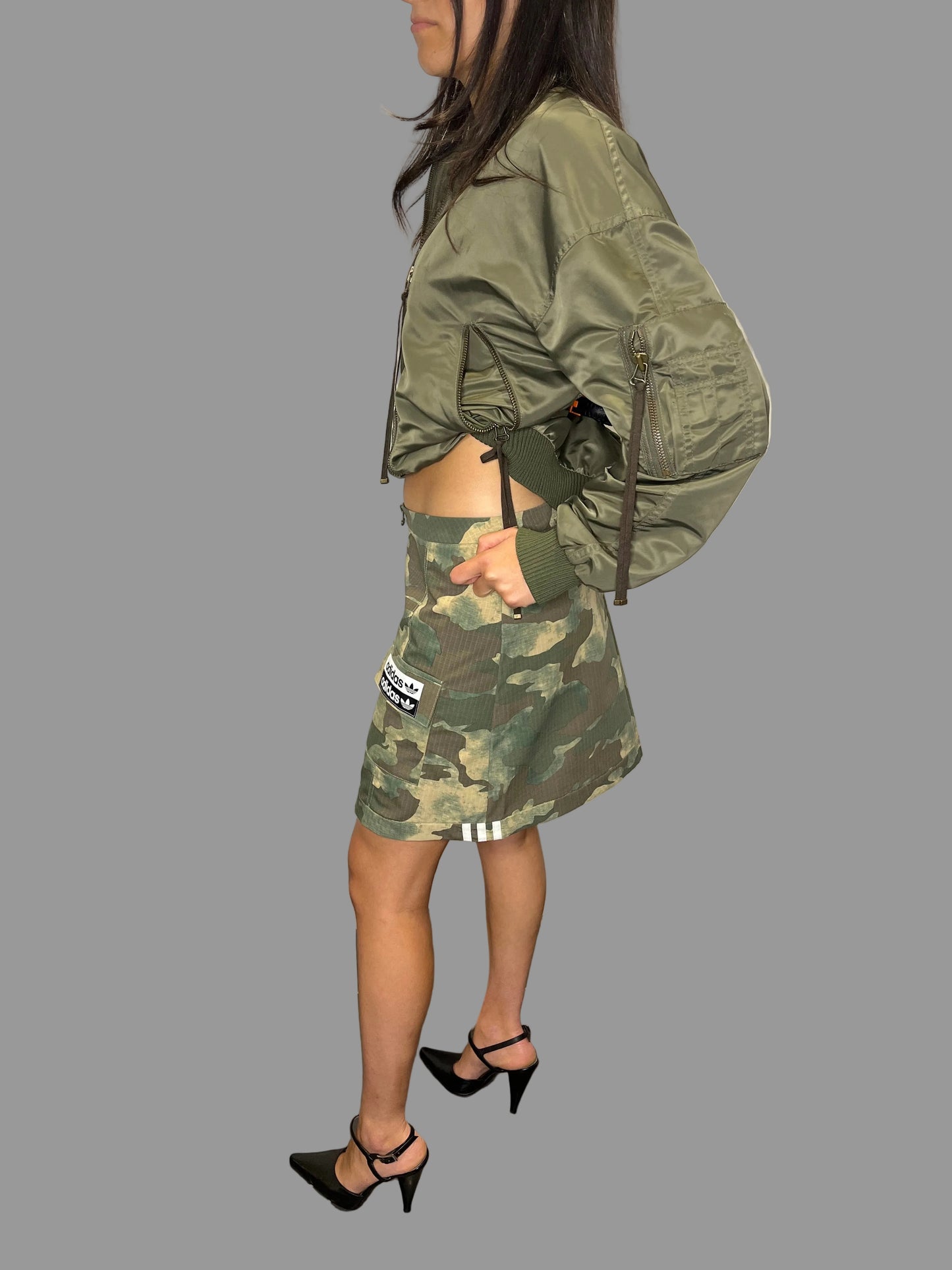 Adidas Camouflage Mini Skirt