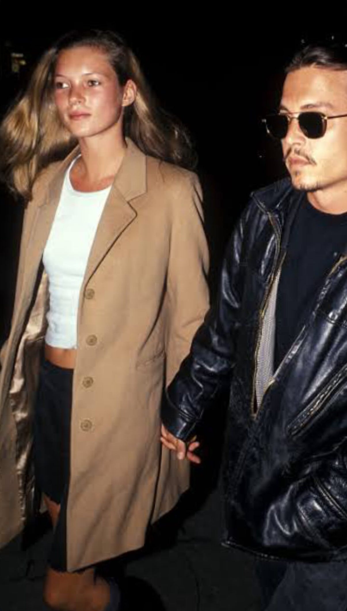 Calvin Klein Collection 1994 FW Camel Coat, 6 US