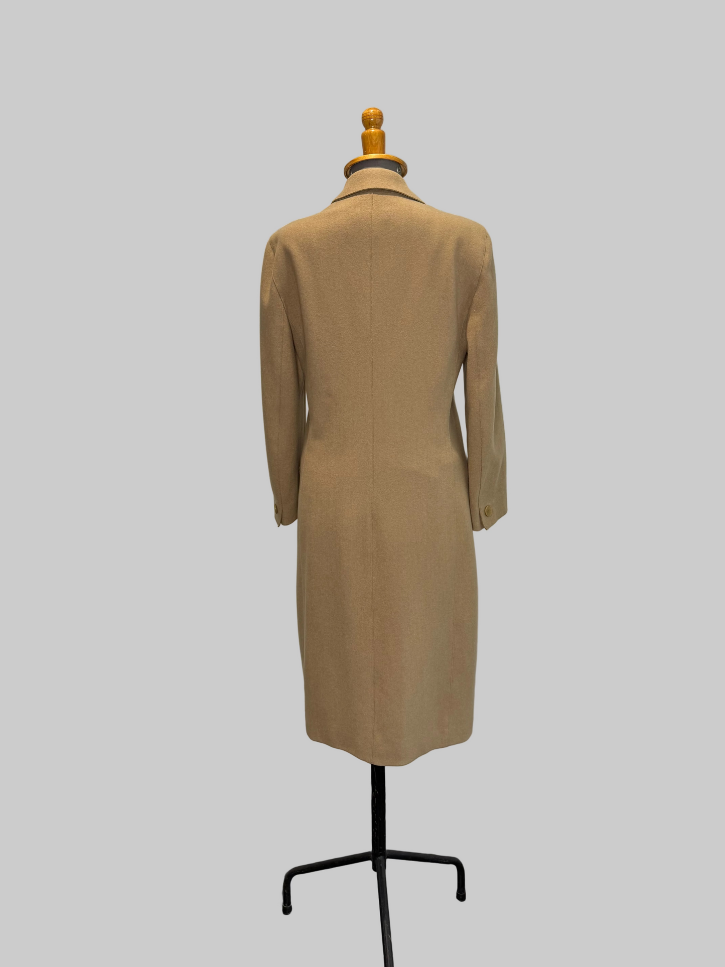 Calvin Klein Collection 1994 FW Camel Coat, 6 US