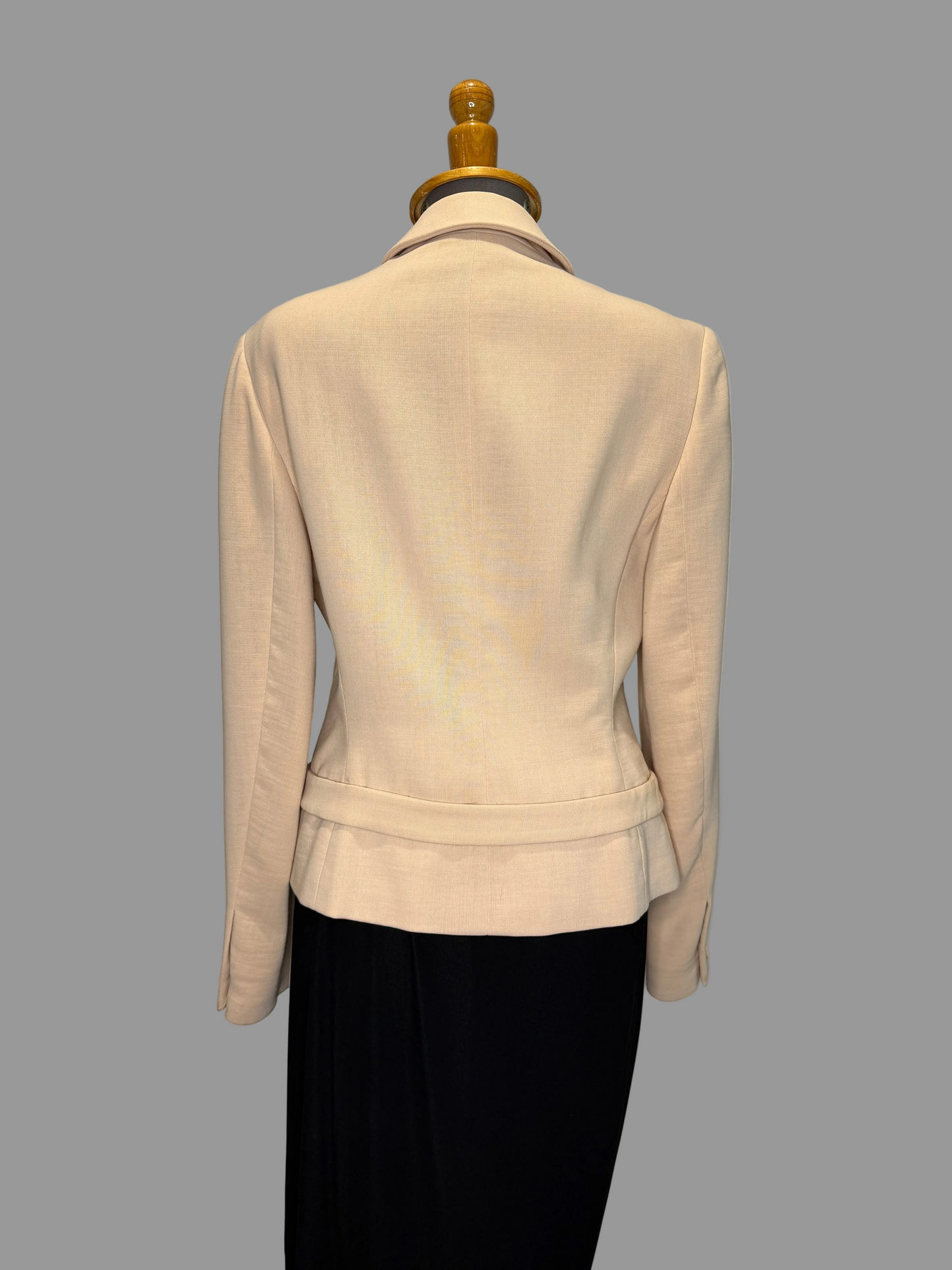 Calvin Klein Collection 1996 SS 100% Wool Tan Blazer