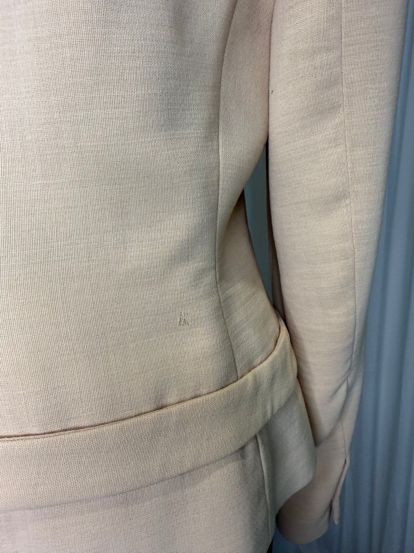Calvin Klein Collection 1996 SS 100% Wool Tan Blazer