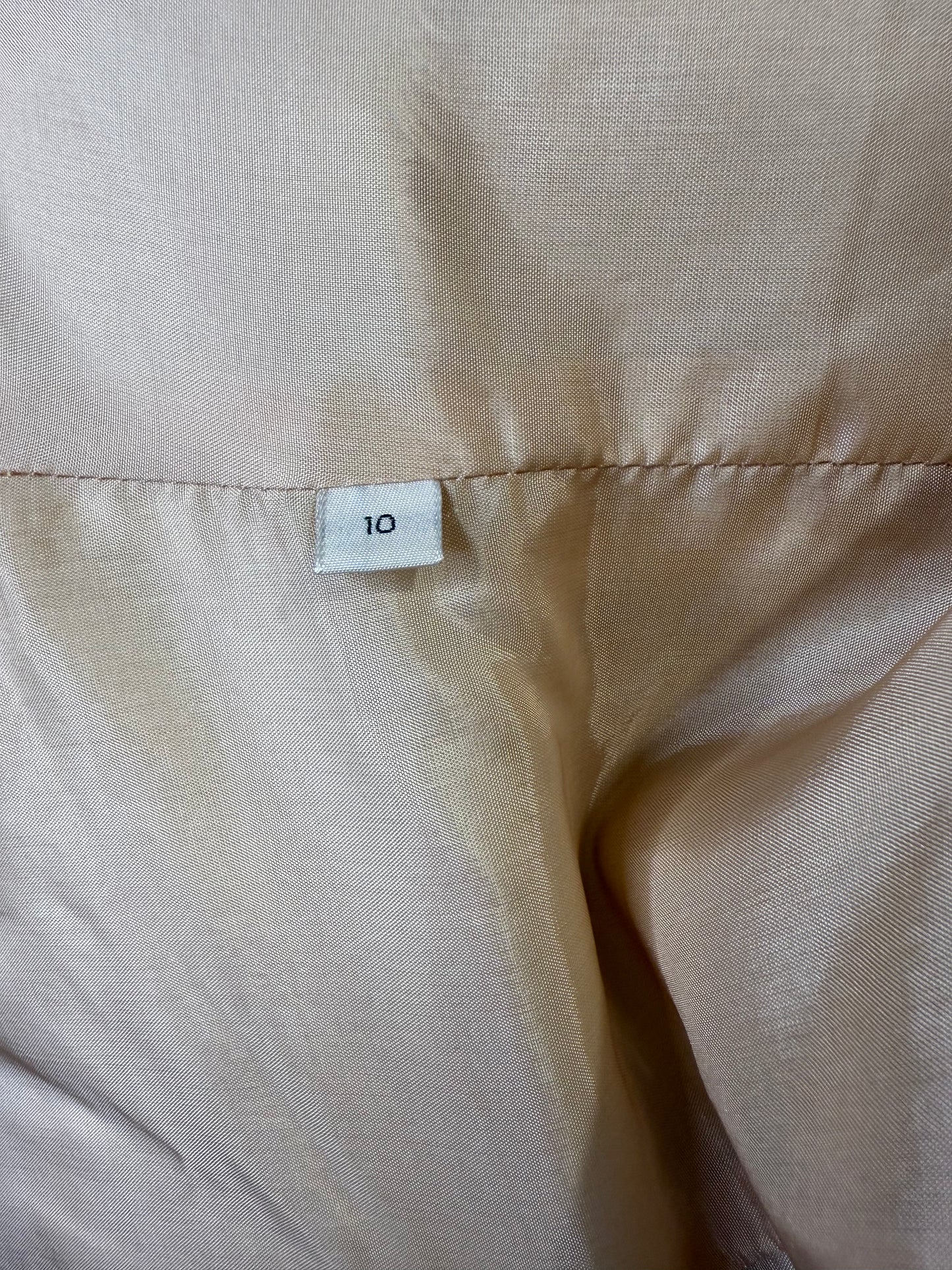 Calvin Klein Collection 1996 SS 100% Wool Tan Blazer