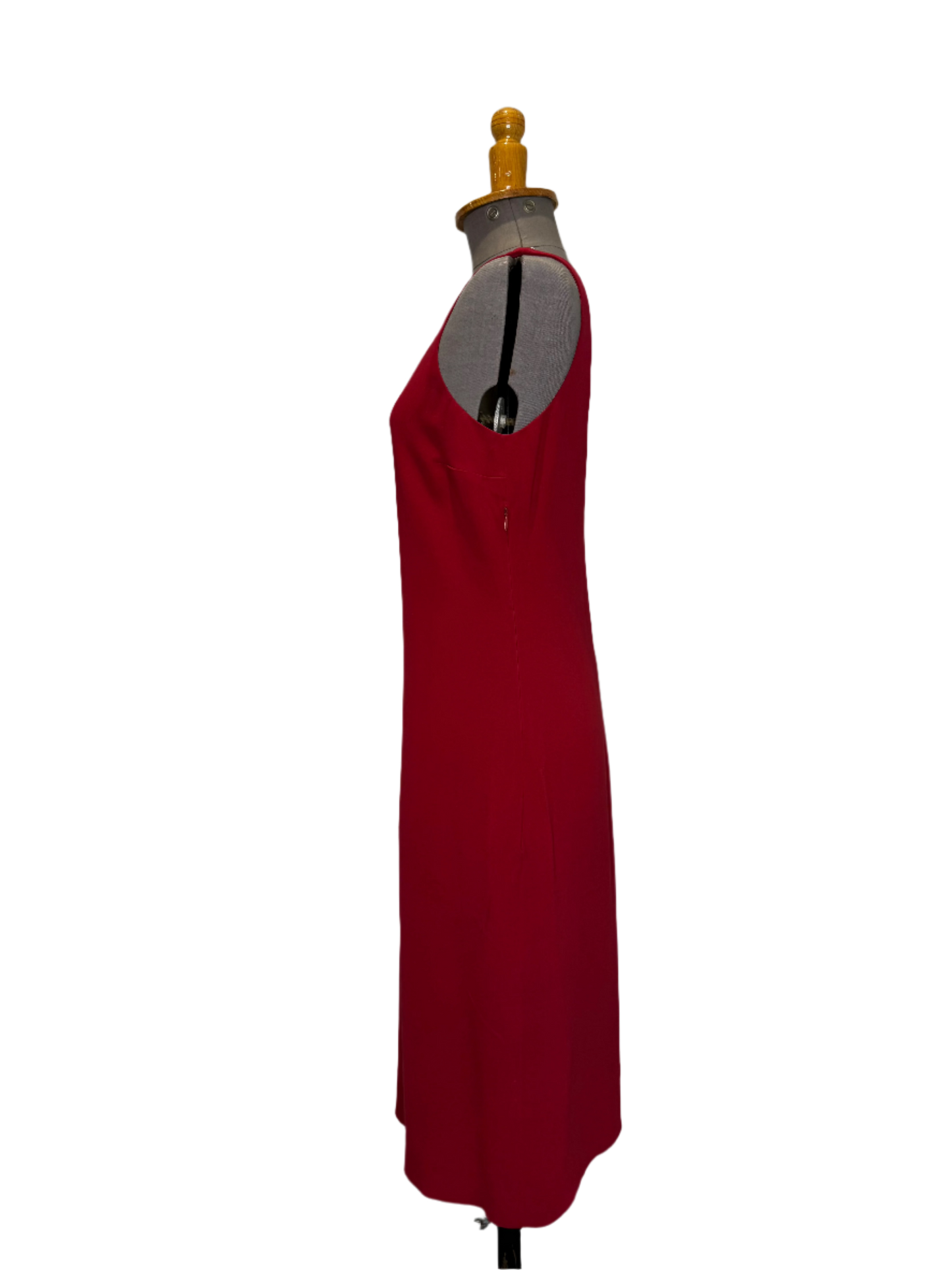 Calvin Klein Collection Red Silk Slip Dress