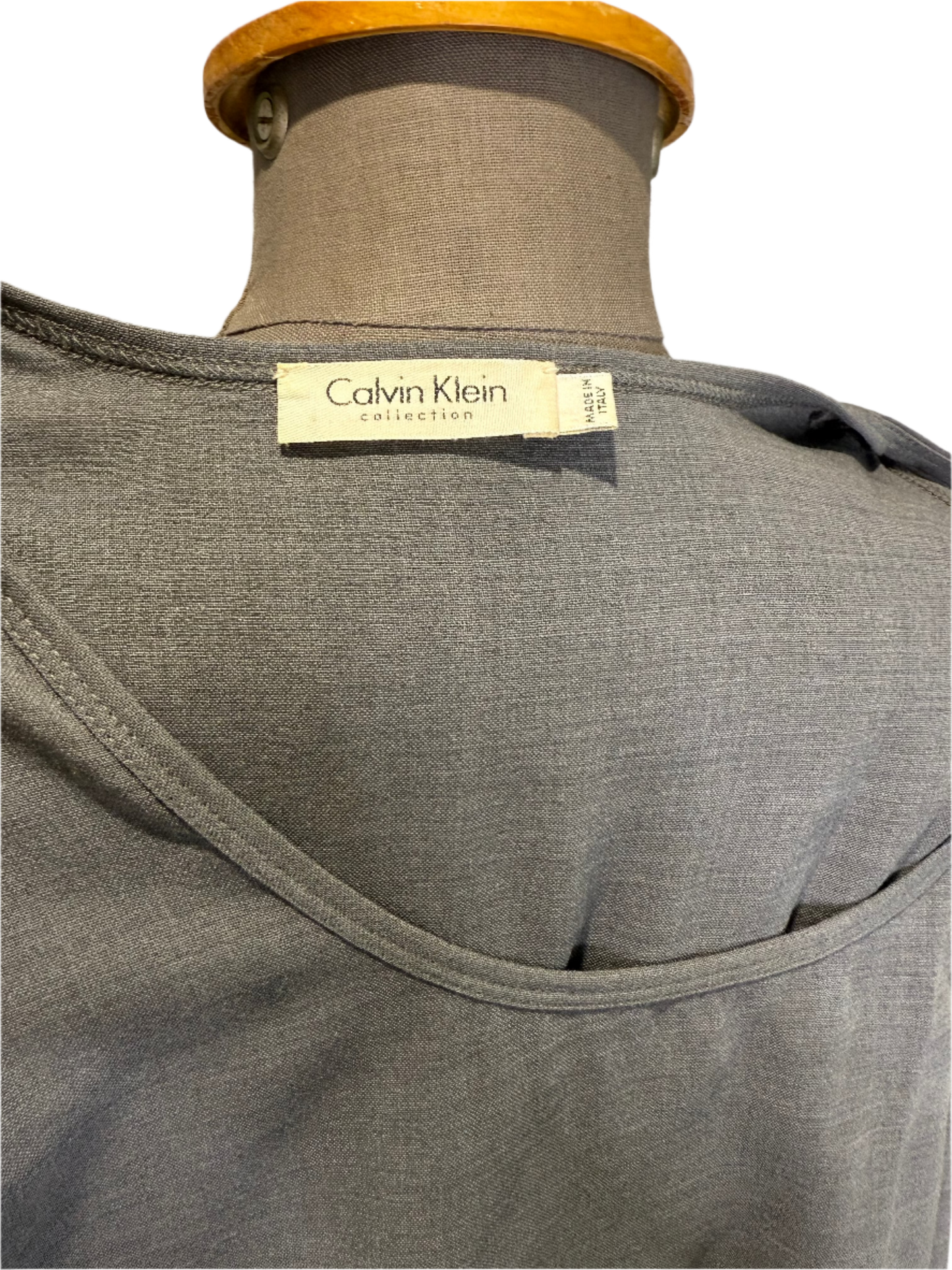 Calvin Klein Collection Grey 2 Piece Skirt & Top Set, c. 1998