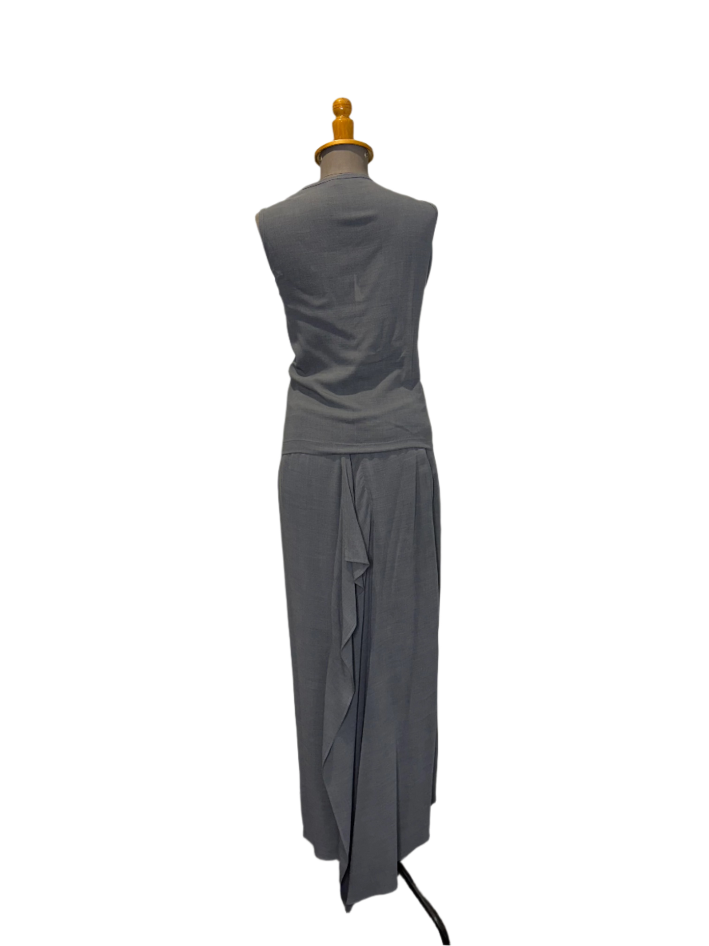 Calvin Klein Collection Grey 2 Piece Skirt & Top Set, c. 1998