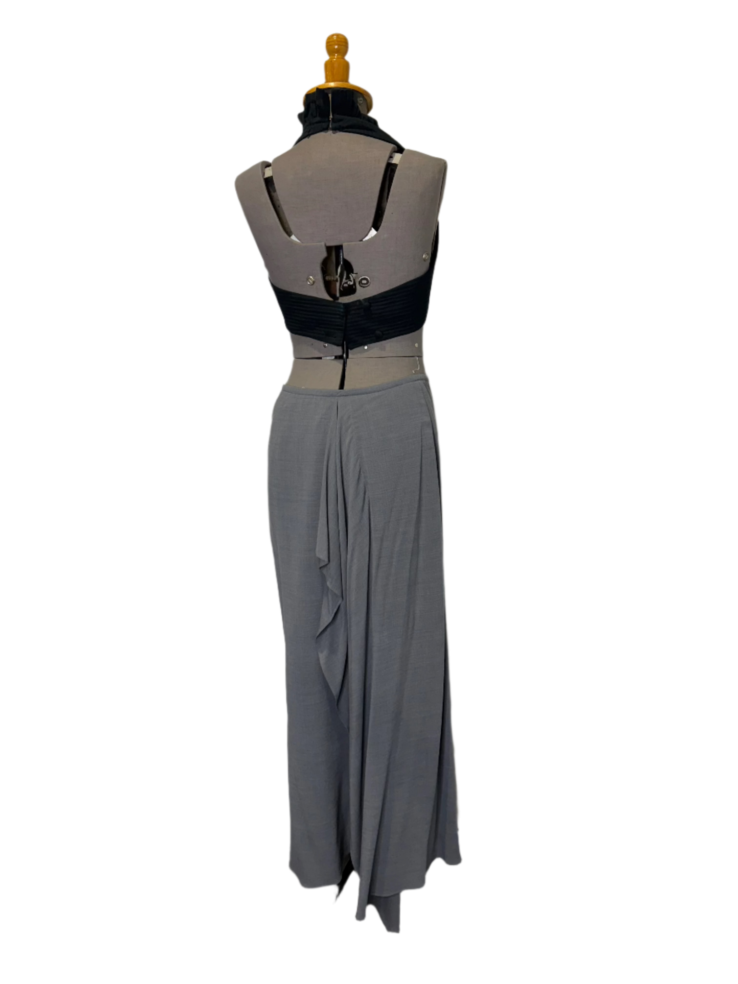 Calvin Klein Collection Grey 2 Piece Skirt & Top Set, c. 1998