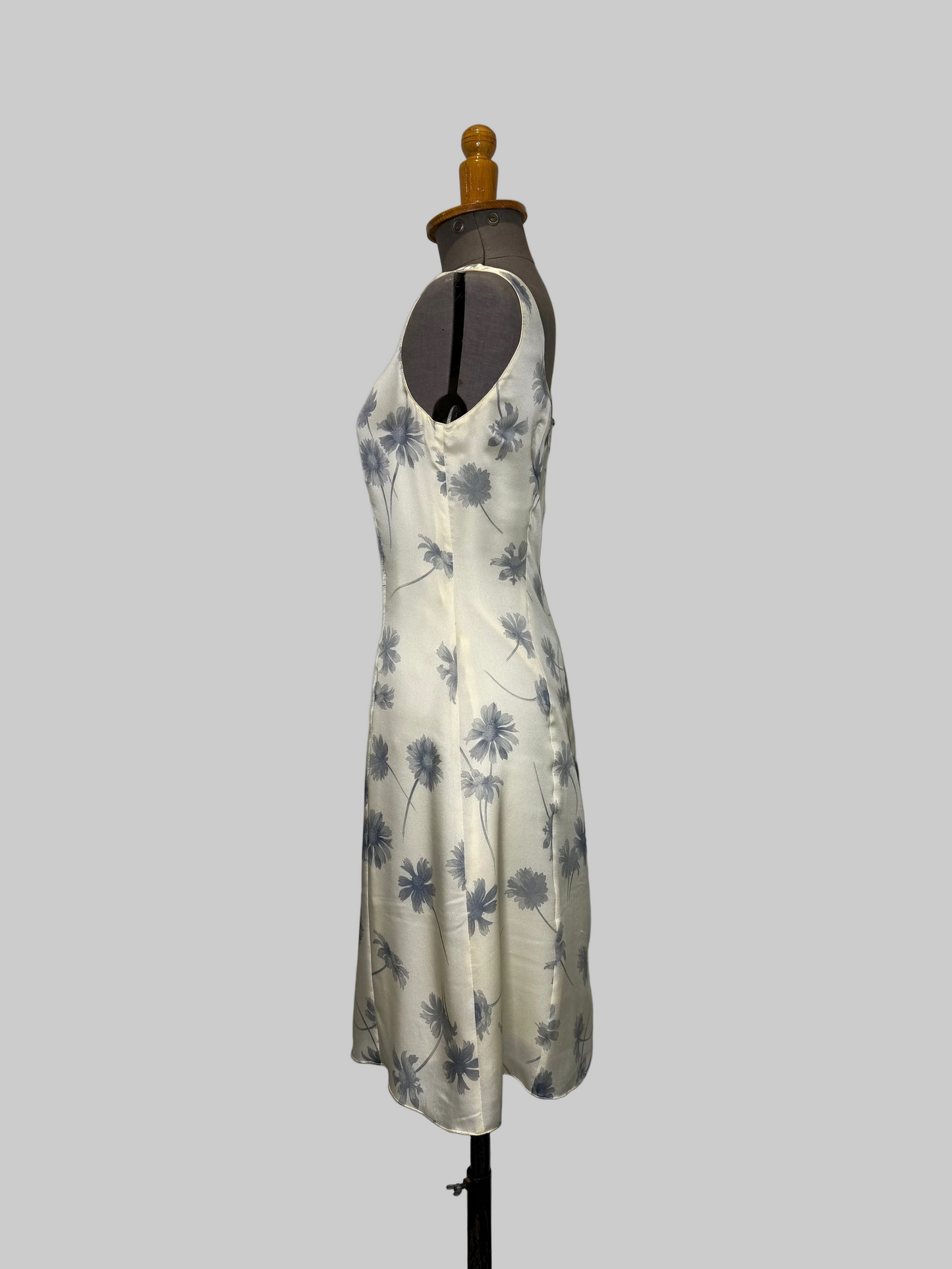 Calvin Klein Collection c.1992 Resort Silk Sun Dress