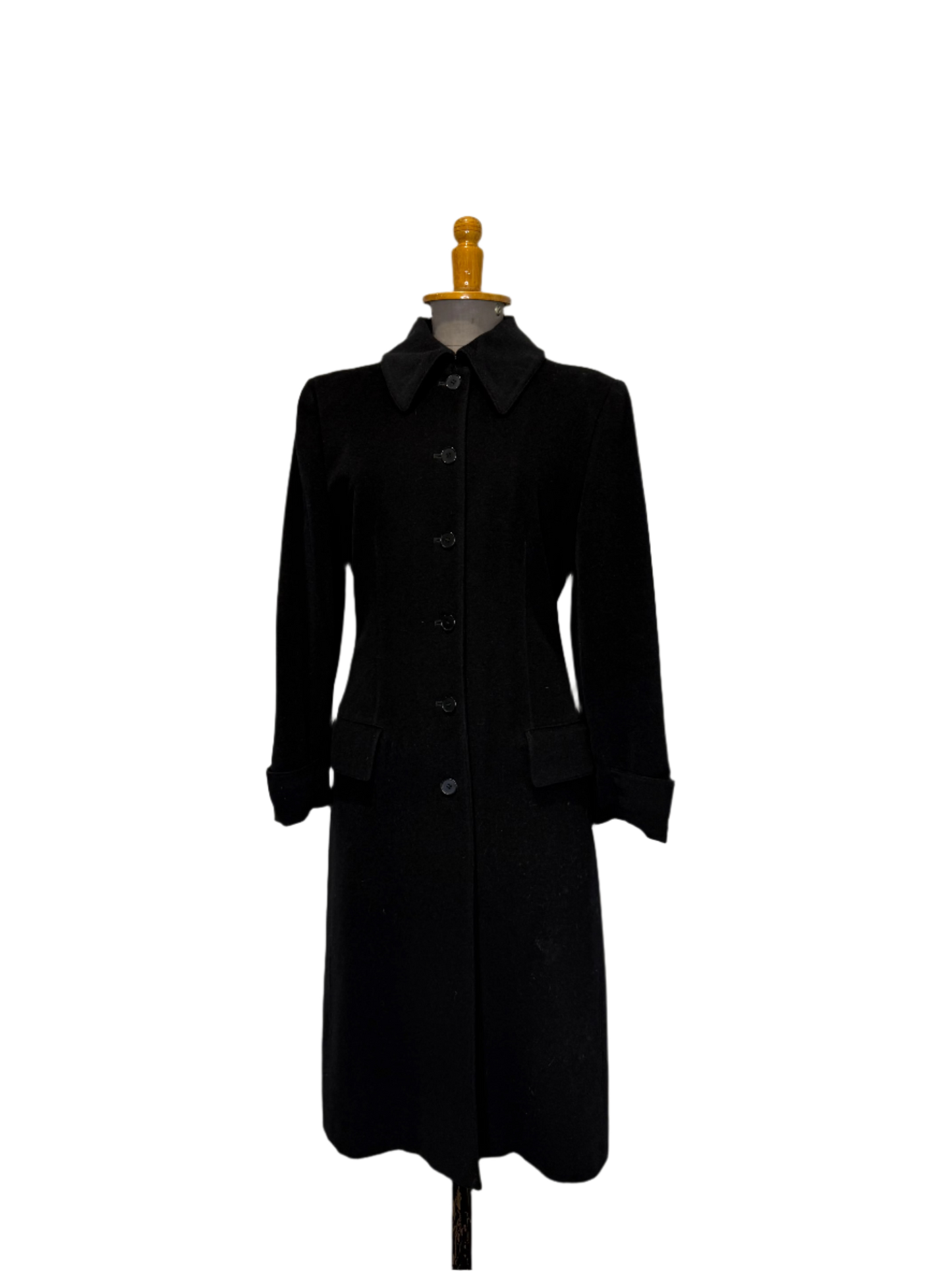 Calvin Klein Collection Black Coat c.1995