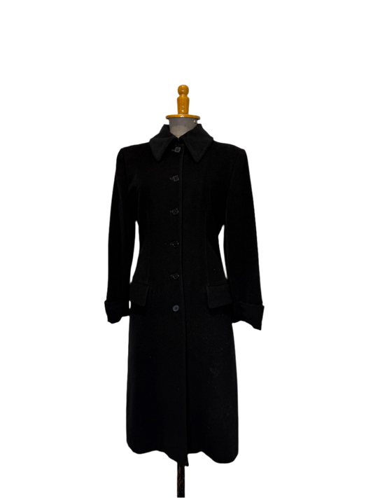 Calvin Klein Collection Black Coat c.1995