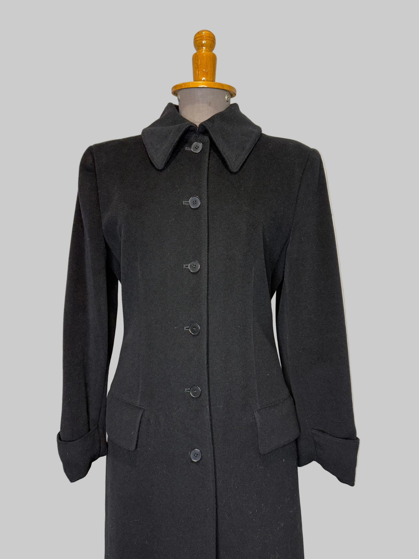 Calvin Klein Collection Black Coat c.1995